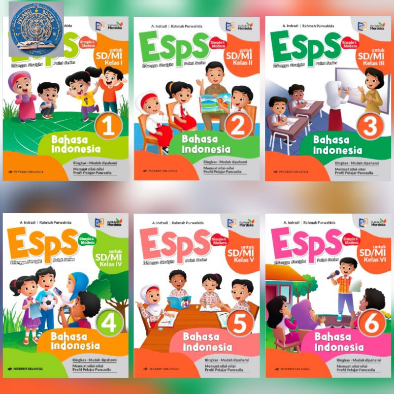 Jual BUKU ESPS BAHASA INDONESIA SD/MI KELAS 1 2 3 4 5 6 KURIKULUM ...