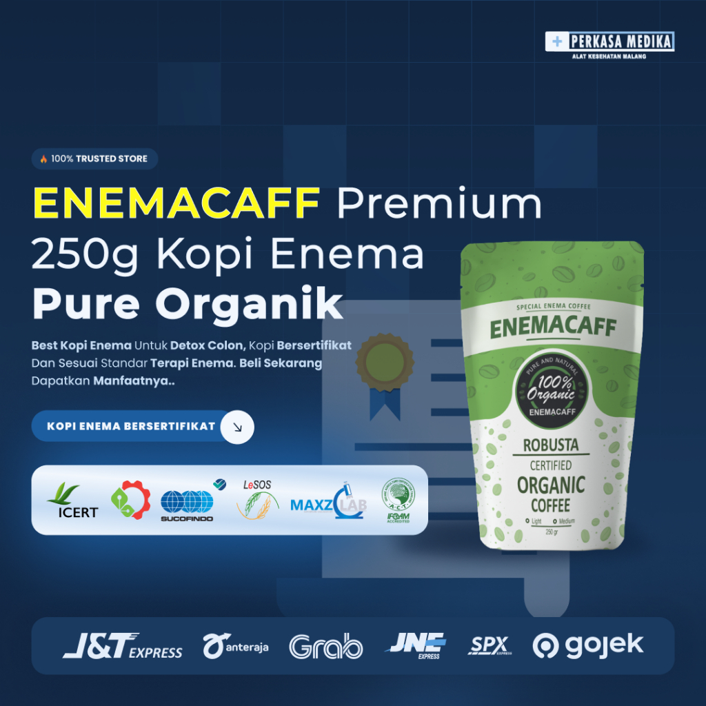 Jual Enemacaff Kopi Enema Organik Enemacaff 250gr terapi kopi herbal ...