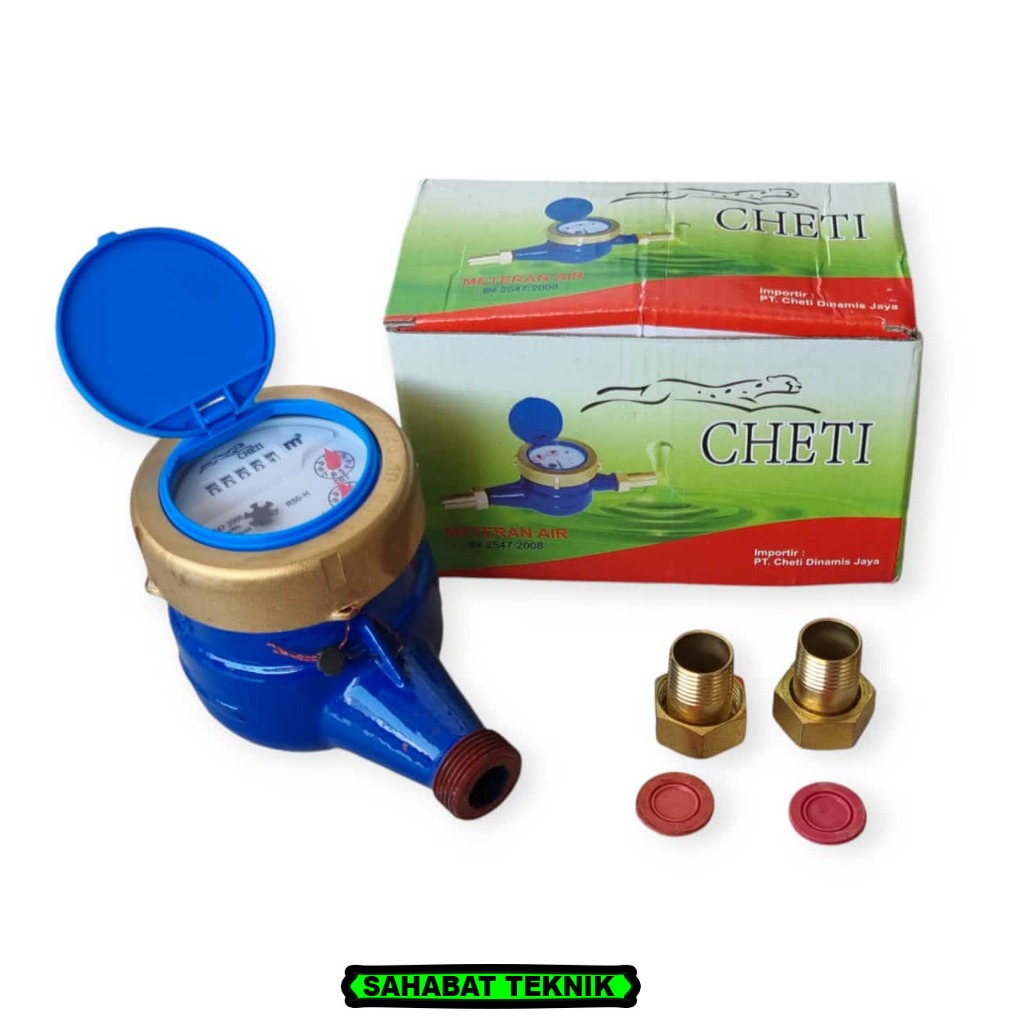 Jual GROSIR MIAMI Meteran Air Body Besi 1/2 inch / Water Meter 1/2 ...