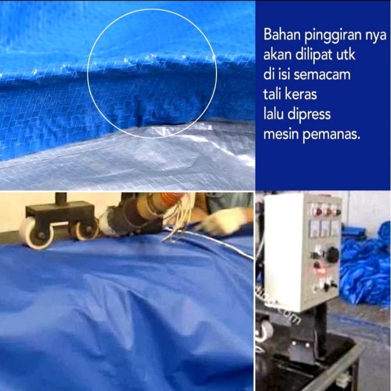 Jual TERPAL PLASTIK CAP GAJAH A5 4x6 meter TEBAL SEDANG GROSIR | Shopee ...