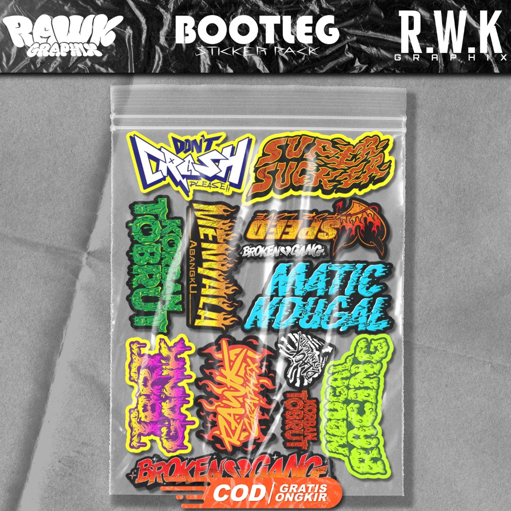 Jual ( COD ) STIKER PACK NDUGAL RACING TBRTGANK KORBAN TOBRUT MENYALA ...