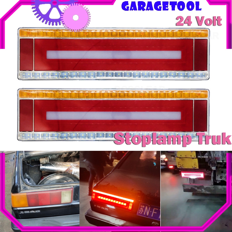 Jual Gt 1pc Stop Lamp 24 Volt Lampu Rem Truk Truck Universal Lampu