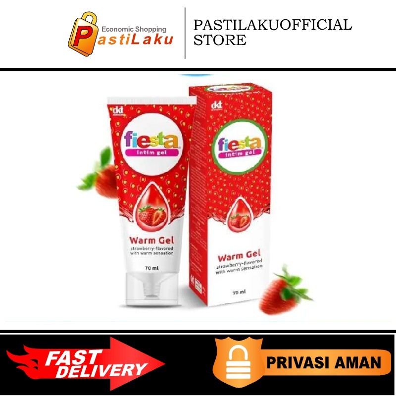 Jual Fiesta Lubricant Strawberry Gel Intimate isi 70 ML | Shopee Indonesia