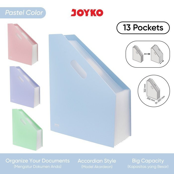 Jual Expanding File Joyko EF-12 (Map Organizer 13pockets) | Shopee ...