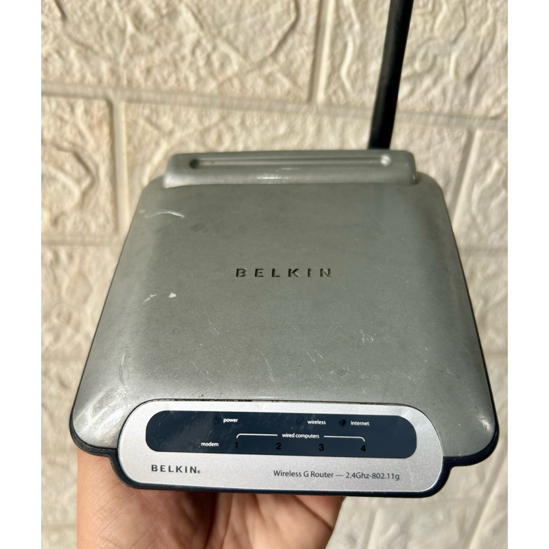 Jual Router Belkin F5D7230-4 Wireless G Router | Shopee Indonesia