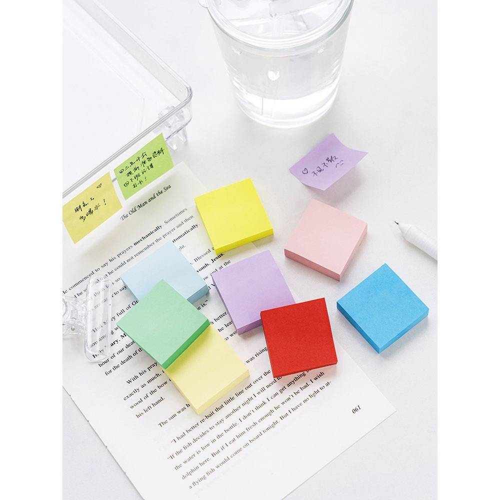 Jual Catatan Memo Sticky Notes Warna Makaron Lucu notes empelan kertas ...