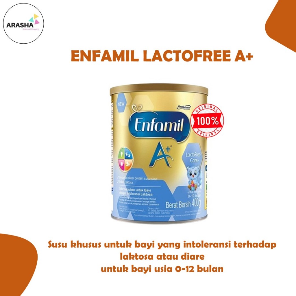 Jual ENFAMIL LACTOFREE A+ 400gr - Susu Formula Bayi Bebas Laktosa ...
