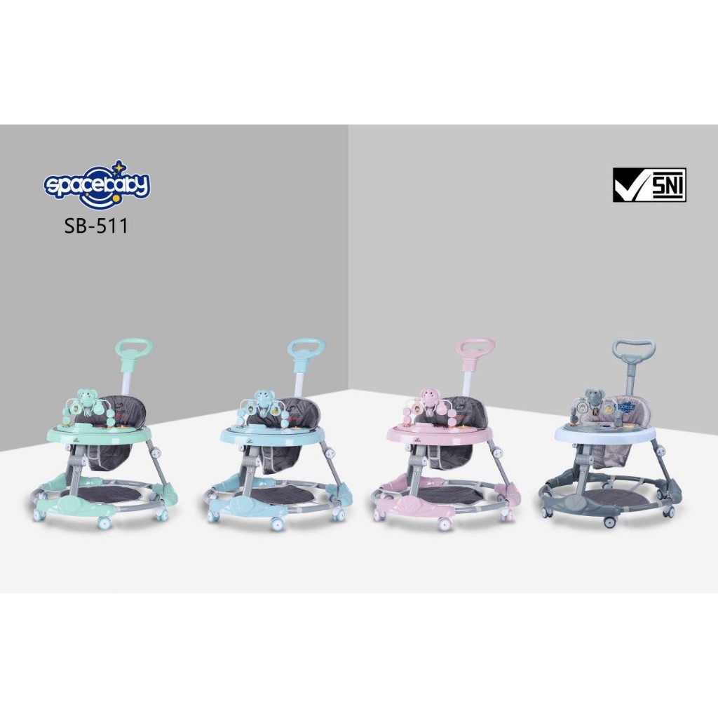 Jual Space Baby Walker SB 513 - SB 511 Alat Belajar Jalan | Shopee ...