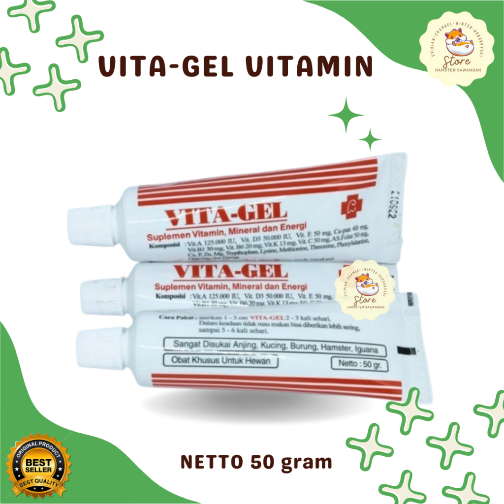 Jual VITA GEL - VITAMIN SUPLEMEN MINERAL ENERGY 50gr | Shopee Indonesia