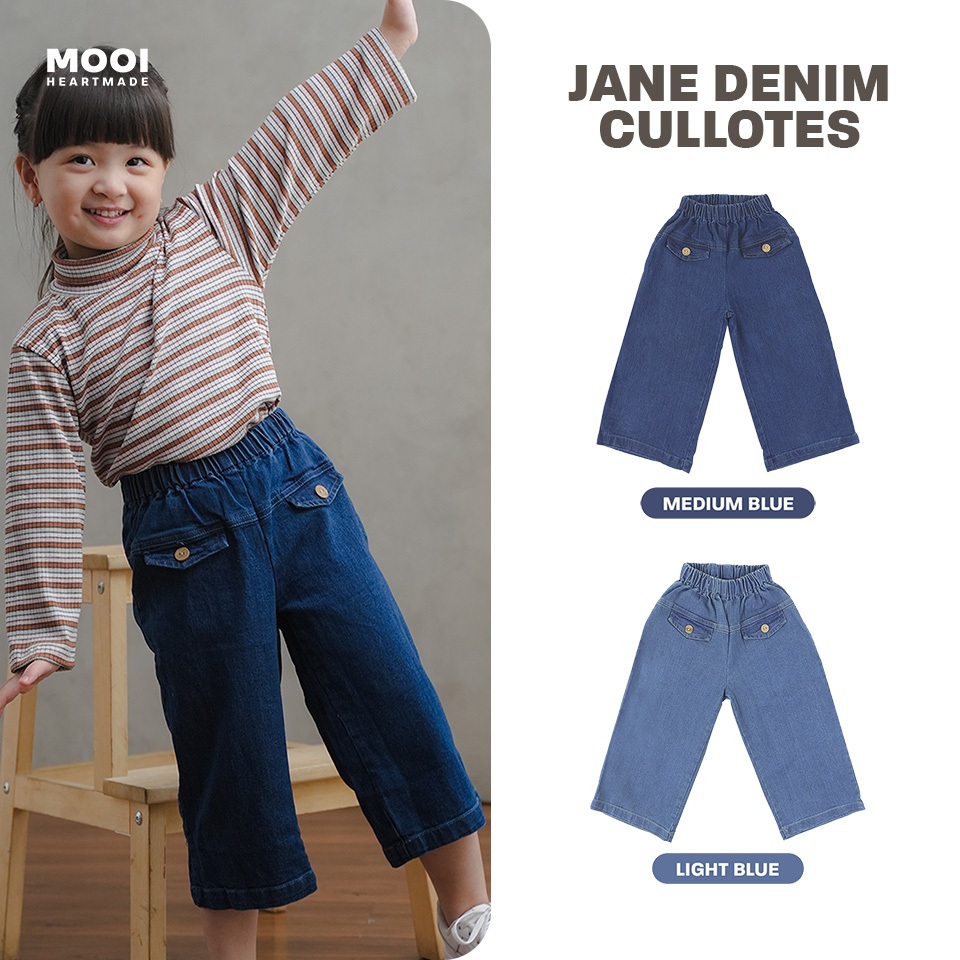 Mooi Celana Jeans Anak Perempuan Kids Denim Shorts Girl