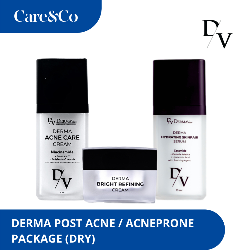 Jual DERMA POST ACNE / ACNEPRONE PACKAGE (DRY) | Shopee Indonesia