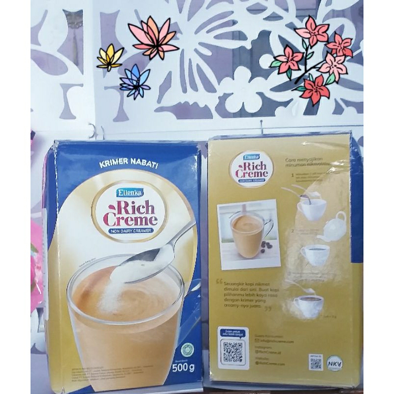 Jual Ellenka Rich Creme Gr Krimer Nabati Non Dairy Creamer