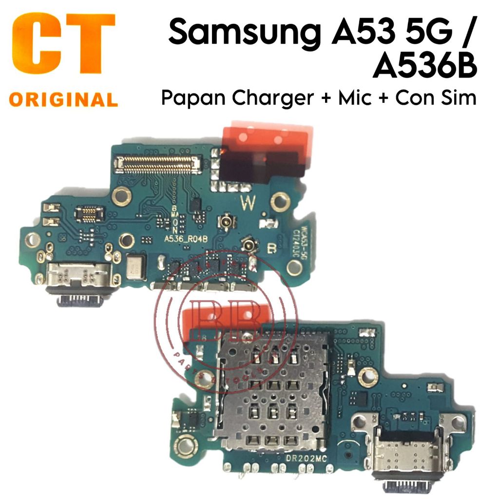 Jual Papan Konektor PCB Charger Mic + Con SIM Samsung A53 5G / SM-A536B ...