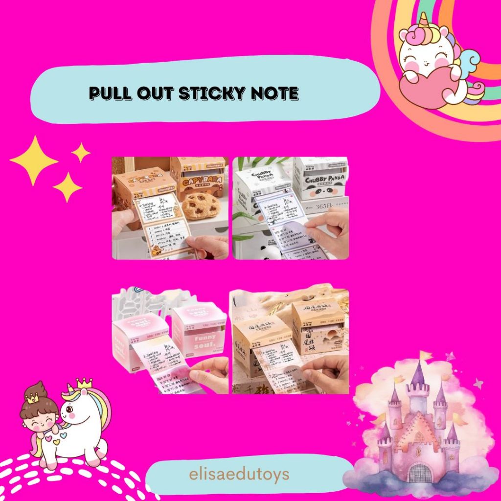 Jual sticky note pull out memo kecil | Shopee Indonesia