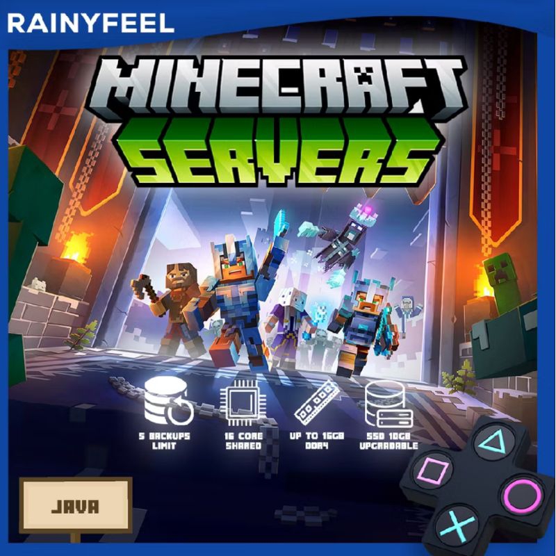 Jual MINECRAFT SERVER JAVA PREMIUM - Online 24 Jam Unlimited Member ...