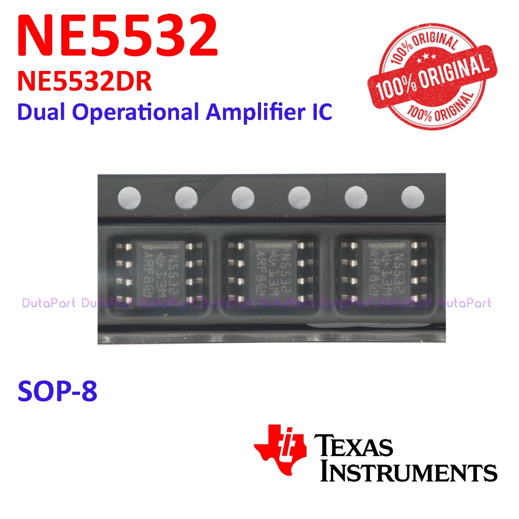 Jual NE5532 NE5532DR ORIGINAL TEXAS INSTRUMENTS NE 5532 ORI Op Amps SOP ...