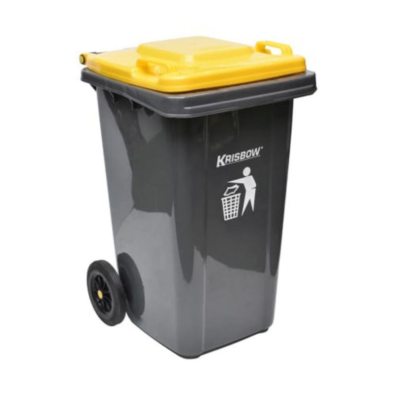 Jual Tempat sampah roda 100 liter krisbow , tempat sampah besar ...