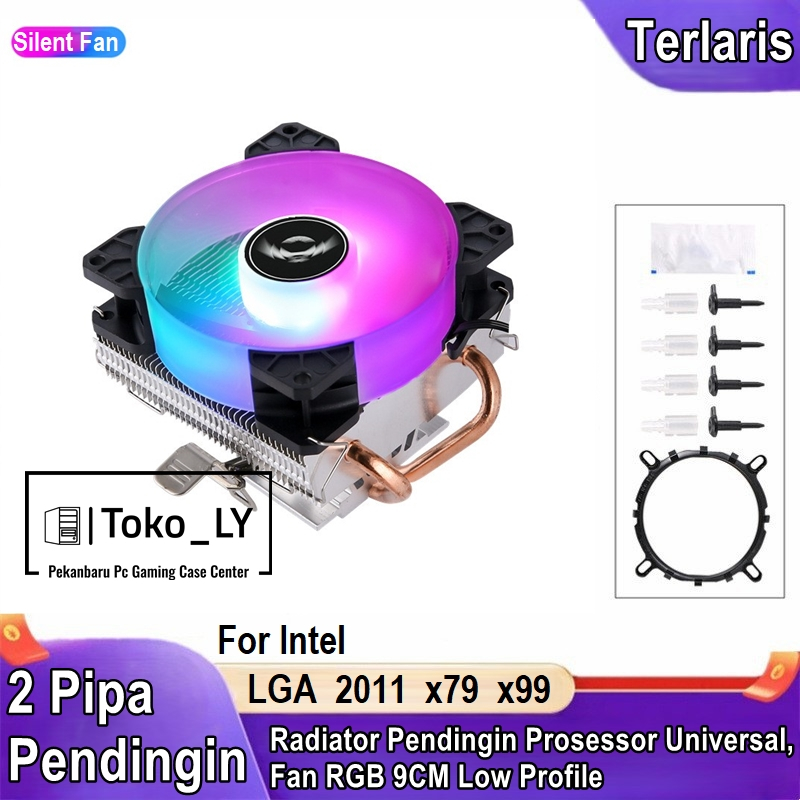 Jual Fan Processor RGB Intel LGA 2011 X79 X99 GARANSI 1 Tahun - LOW ...