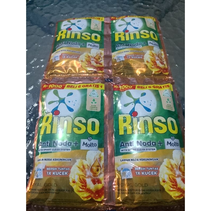 Jual Rinso cair 38ml isi 12pcs | Shopee Indonesia