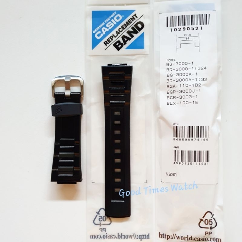 Jual STRAP BABY-G BG-3000 BG-3000A BGA-110 BGR-3000 BGR-3003 BLX
