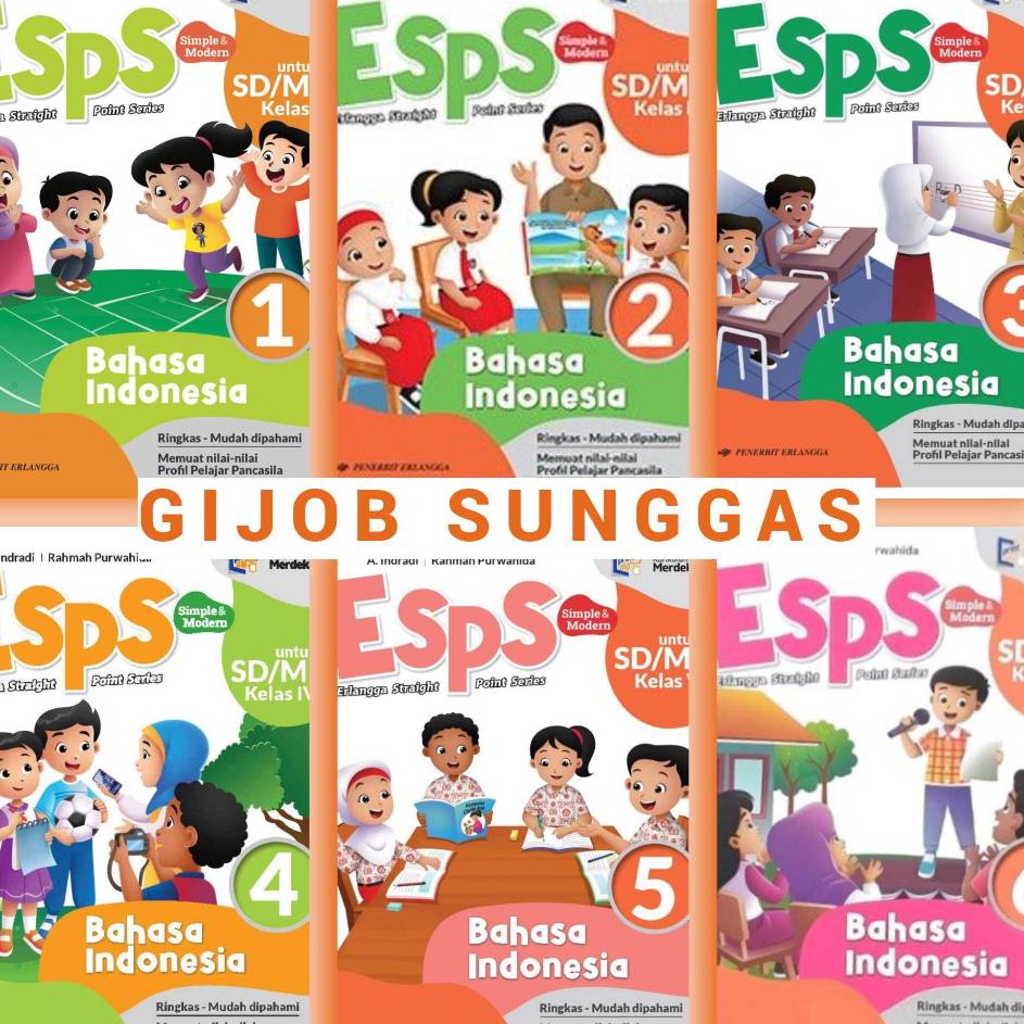 Jual PROMO BESAR Esps Bahasa Indonesia SD Kelas 1 2 3 4 5 6 Kurikulum ...