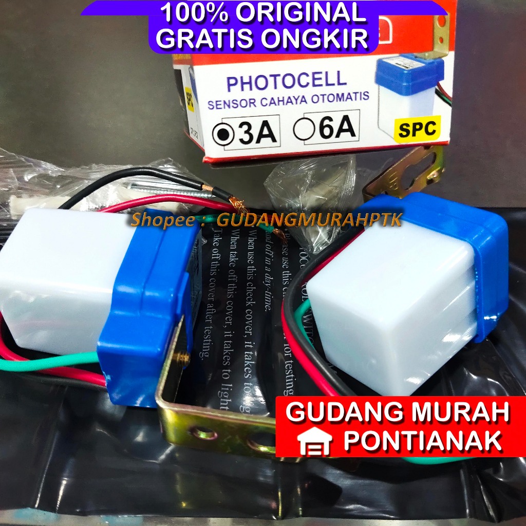 Jual Sensor Cahaya Otomatis KUALITAS PREMIUM SURYA Photocell / Fotosel ...