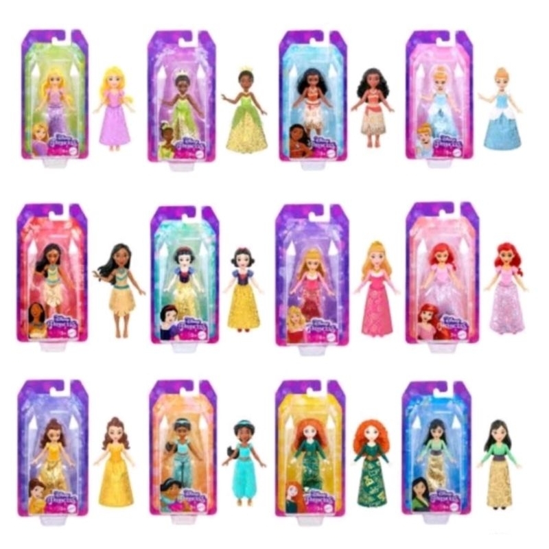 Mattel Disney Princess Small Doll Mainan Boneka Anak Perempuan