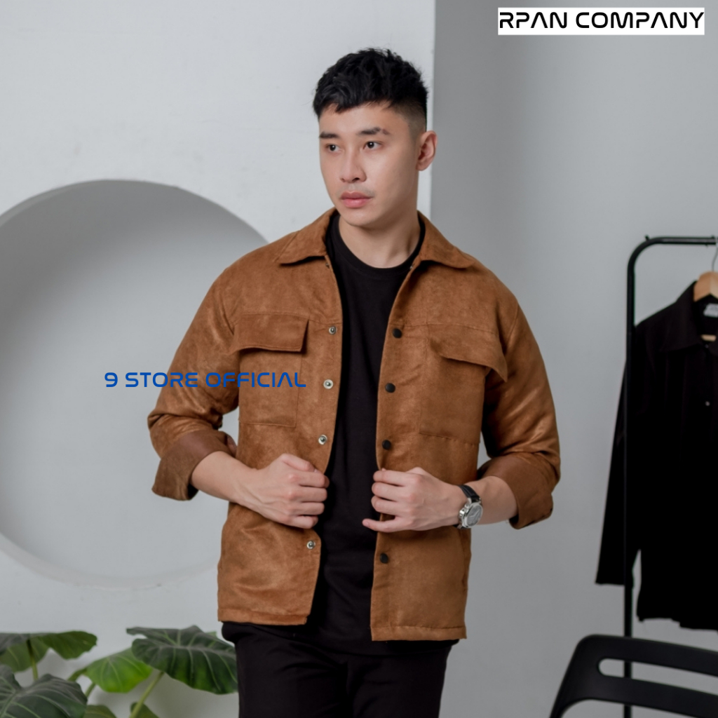 Jual Trucker Suede Jacket Jaket Suede Pria Outer Shirt Jacket Suede