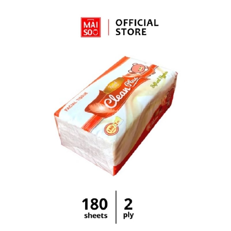 Jual Facial Tissue Softpack Clean Plus 180 sheets | Shopee Indonesia