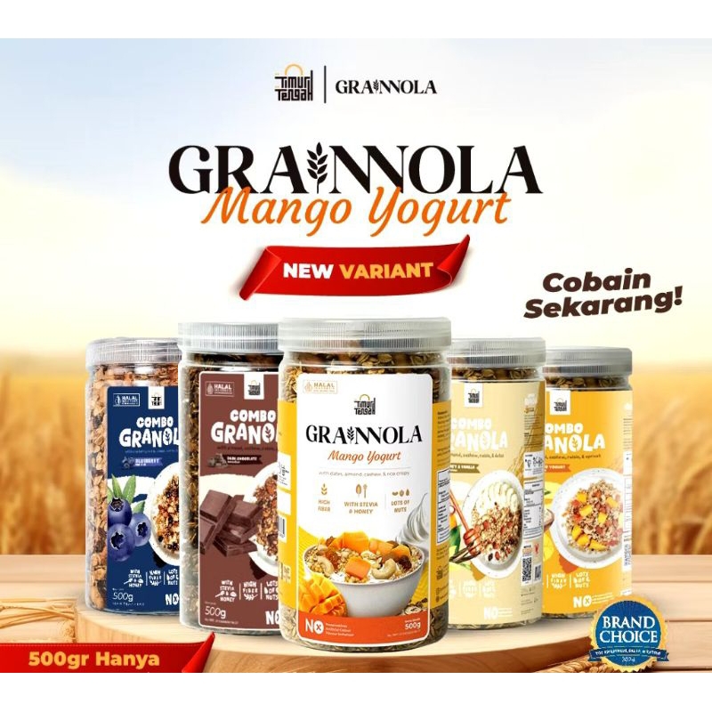 Jual Grannola Toples 500g Sereal Sehat Rendah Kalori | Shopee Indonesia