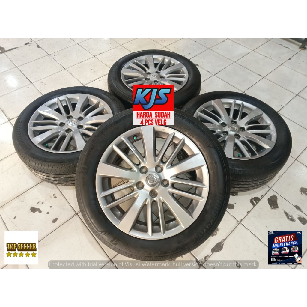 Jual Velg Mobil Copotan Bekas R17 Original Nissan Teana Pcd 5x114 Ban ...