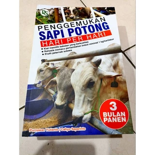 ( PROMO BUKU MURAH ORIGINAL ) BUKU PETERNAKAN / PENGGEMUKAN SAPI POTONG HARI PER HARI / PURNAWAN YULIANTO | CAHYO SAPARINTO / BEST SELLER / BUDIDAYA PETERNAKAN / SAPI POTONG /
