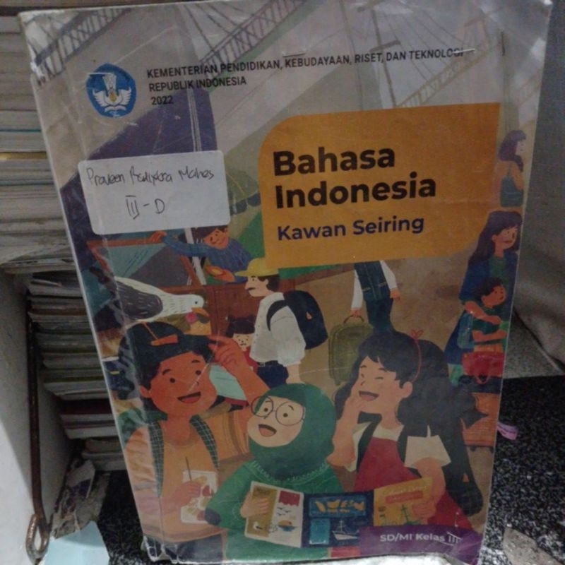 Jual BUKU BAHASA INDONESIA KAWAN SEIRING KELAS 3 SD 2021 | Shopee Indonesia