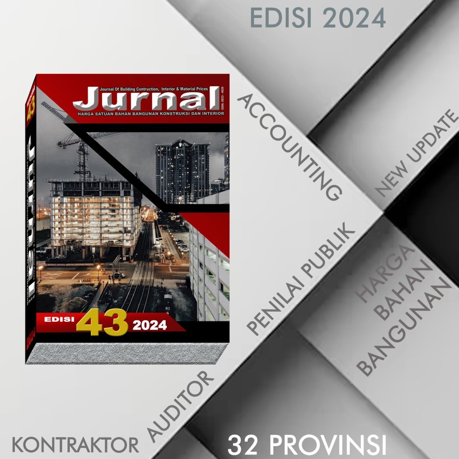 Jual Buku Jurnal Bahan Bangunan Konstruksi dan Interior Edisi 43 - 2024 ...