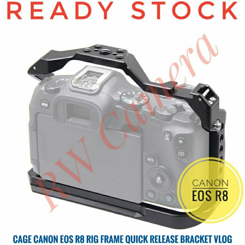 Jual Cage EOS R8 R7 Rig Camera Canon Hand Grip Bracket EOSR8 EOSR7 Vlog ...
