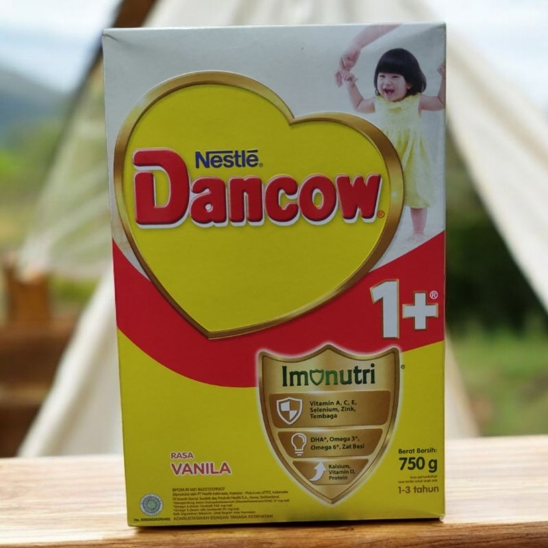 Jual Nestle Dancow 1+ Susu Pertumbuhan Rasa Vanila 1-3 tahun Box 750gr ...