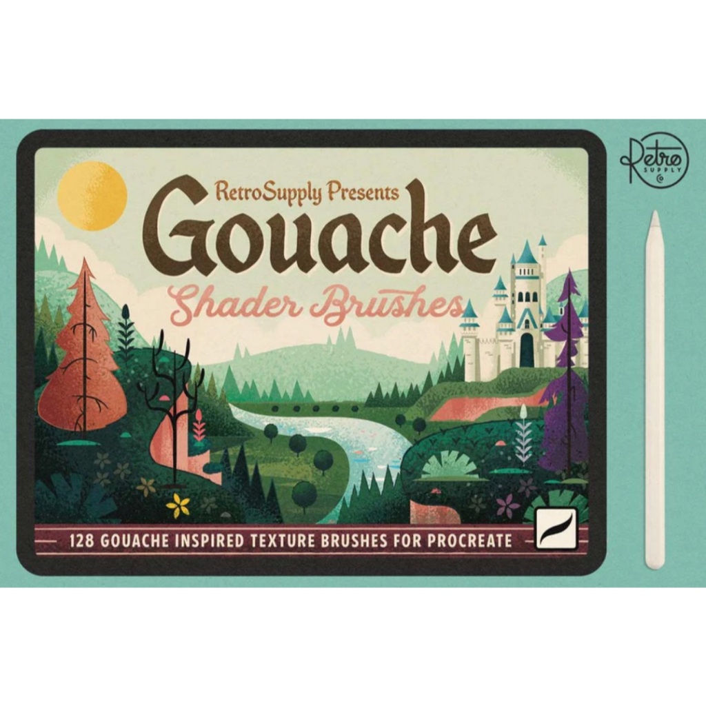 Jual Procreate Brush - Gouache Shader Brushes for Procreate | Shopee ...