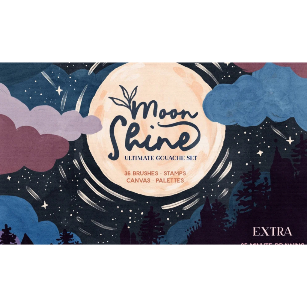 Jual Procreate Brush - Moonshine Ultimate Gouache Brushes For Procreate ...