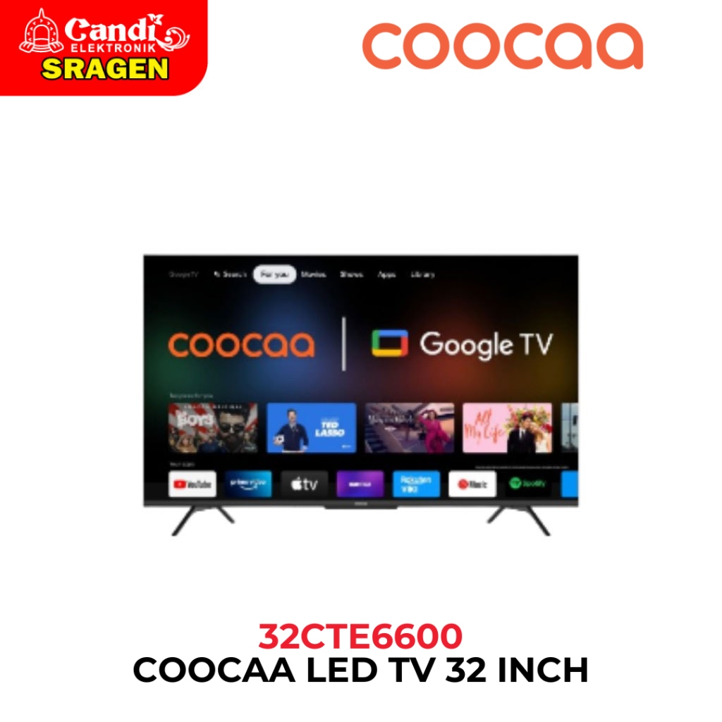 Jual COOCAA Smart Google Tv Led 32 Inch - 32CTE6600 | Shopee Indonesia