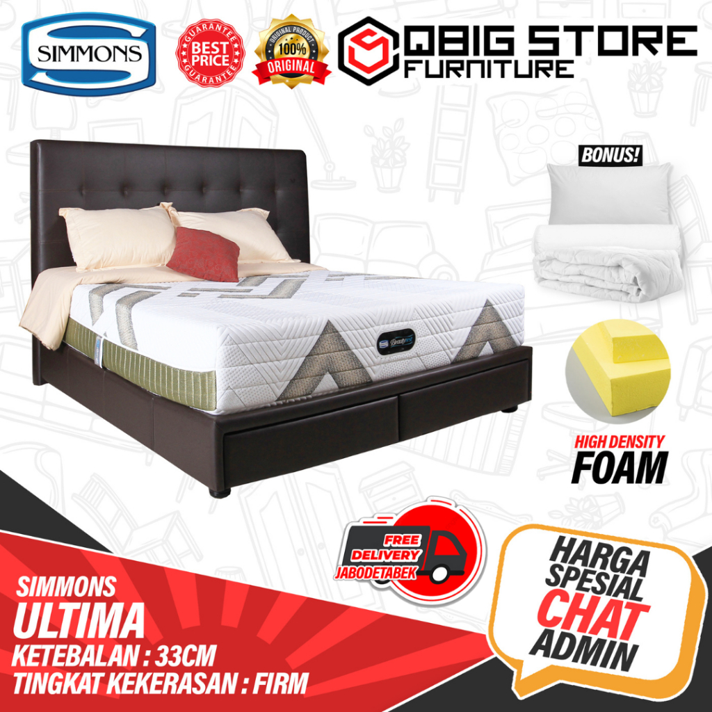 Jual Springbed SIMMONS Ultima Kasur / Spring bed Matras Orthopedic ...