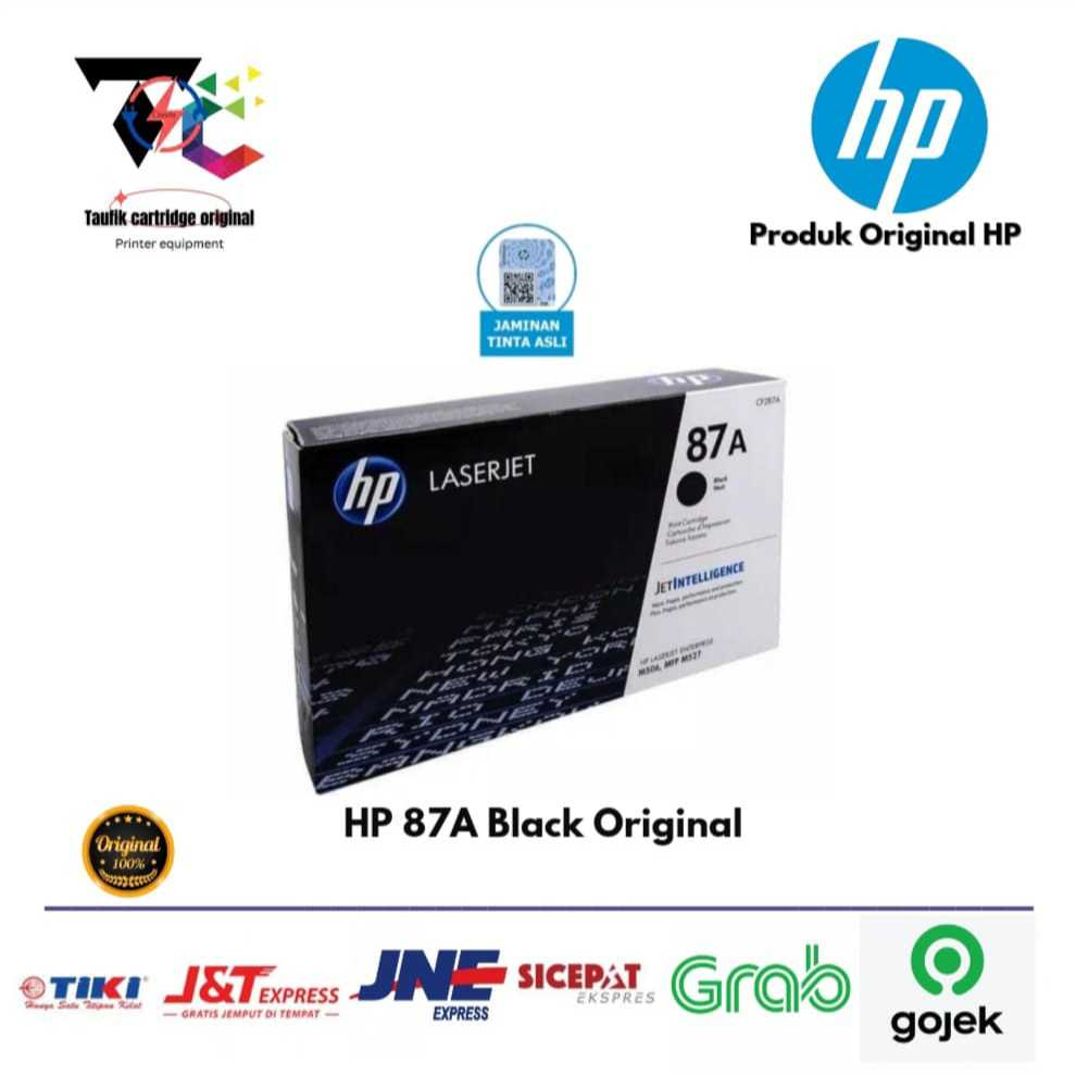 Jual Toner HP Laserjet 87A Black CF287A Original Cartridge | Shopee ...