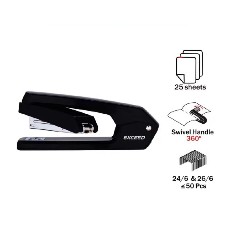 Jual Deli Stapler 25 Lembar (Dapat Diputar 360 °) Code E0434. | Shopee ...