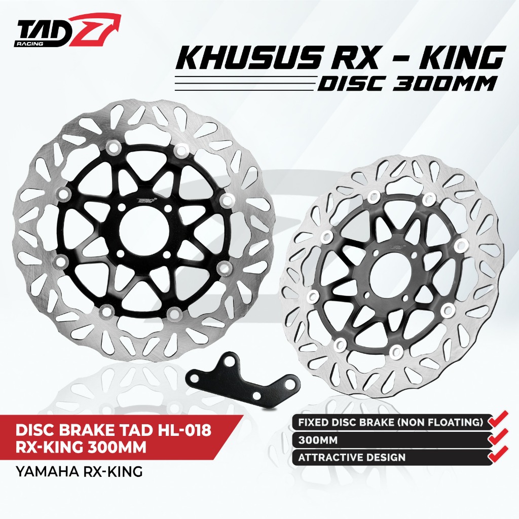 Jual DISC BRAKE TAD 018 300MM RXKING BLACK /GOLD | Shopee Indonesia