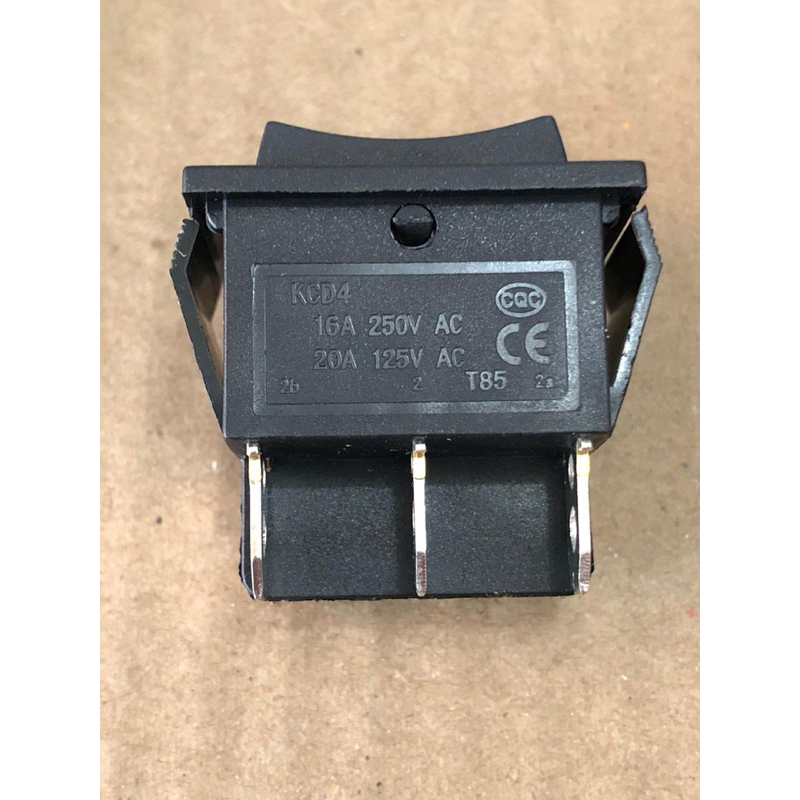 Jual 5pcs Saklar Rocker switch BESAR Hitam 6 pin / 6 kaki ON OFF ON ...