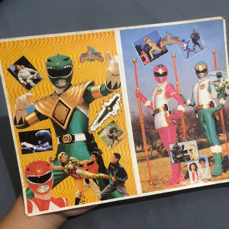 Jual Poster Umbul Gambar Jadul Vintage Power Rangers | Shopee Indonesia