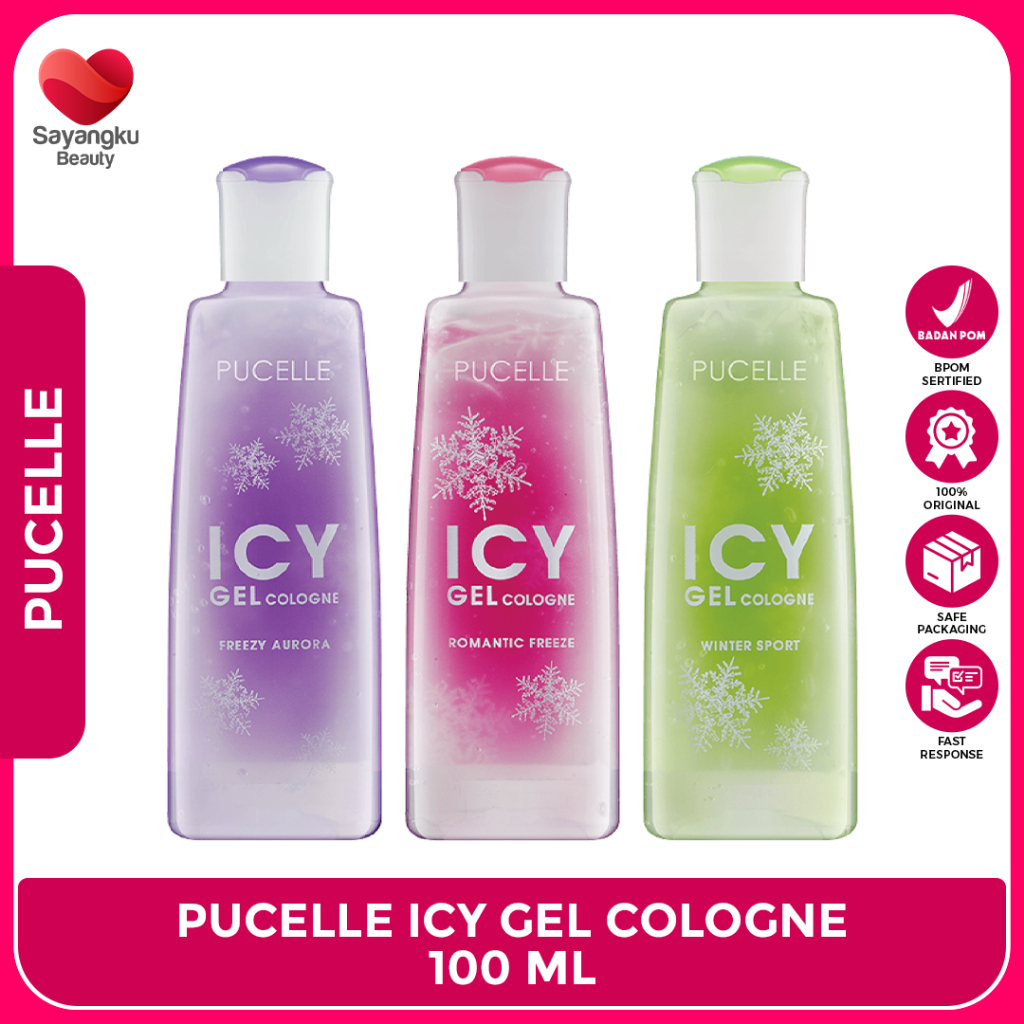Jual PUCELLE Icy Gel Cologne 100ml | Shopee Indonesia