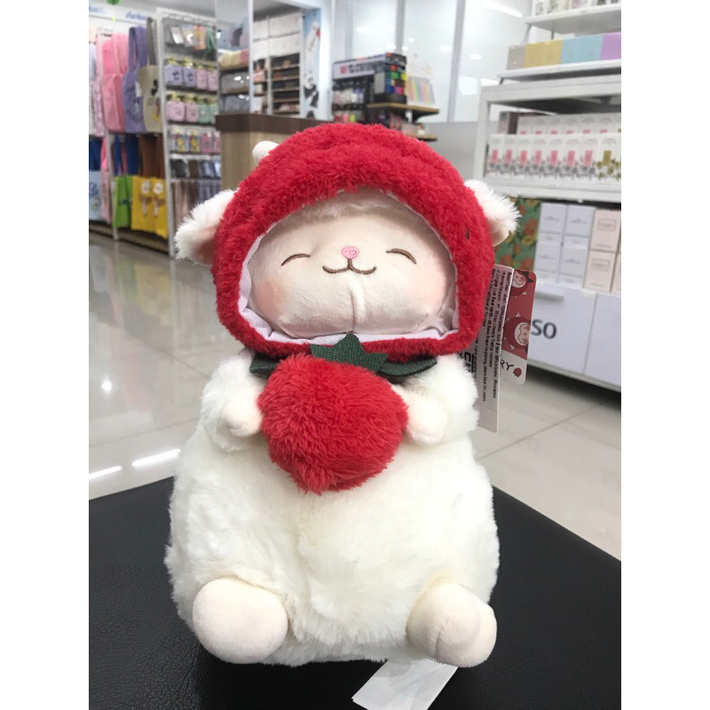 Miniso Lamb Fruit Series Plush Toy Boneka Domba Strawberry Orange  Watermelon
