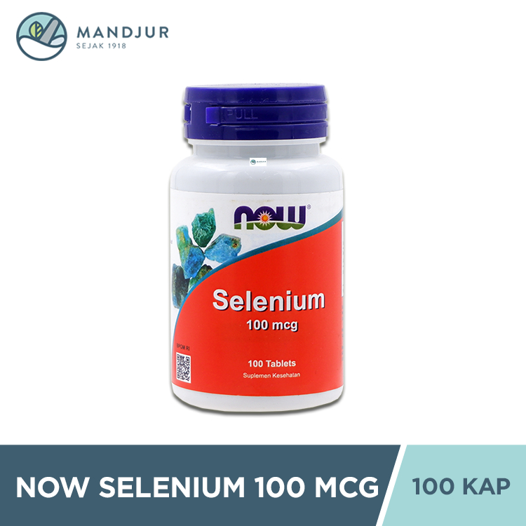 Jual NOW Selenium 100 mcg 100 Tablet - Suplemen Kesehatan Tubuh ...