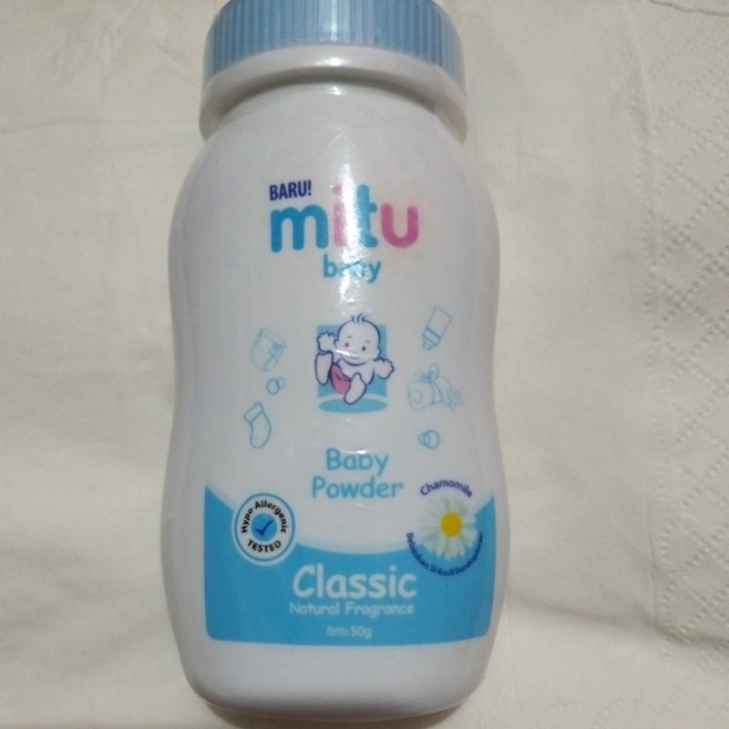 Jual Mitu Baby Powder Classic 50gr | Shopee Indonesia