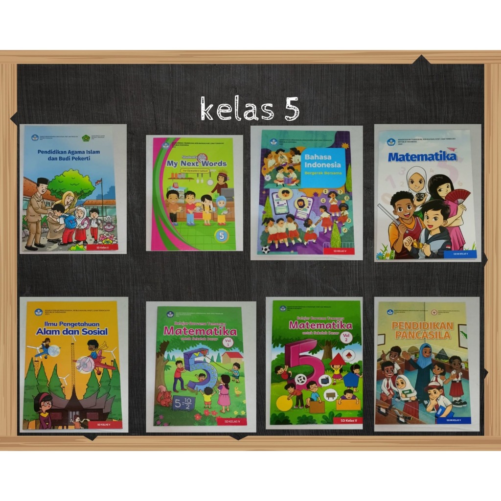 Jual Buku Pelajaran Kelas 5 SD Kurikulum Mereka Terbaru | Shopee Indonesia